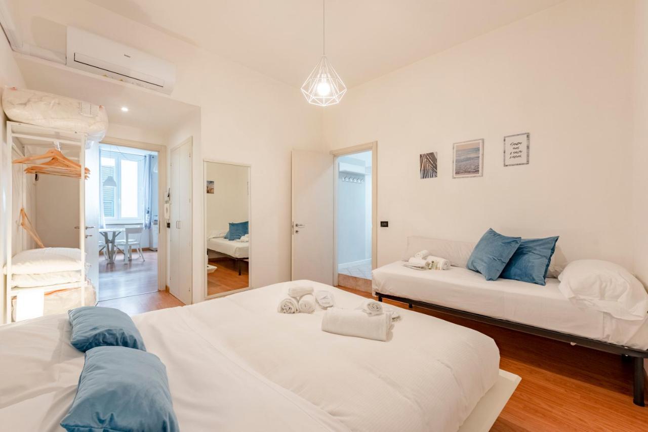 Mazzini 12, Elegant Central Apartment With Free Private Garage 800 M, Air Conditioning, Wi-Fi, Just 100 M From The Public Beach Рапало Екстериор снимка